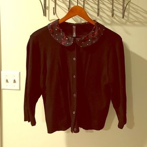 Retro Collared Cardigan