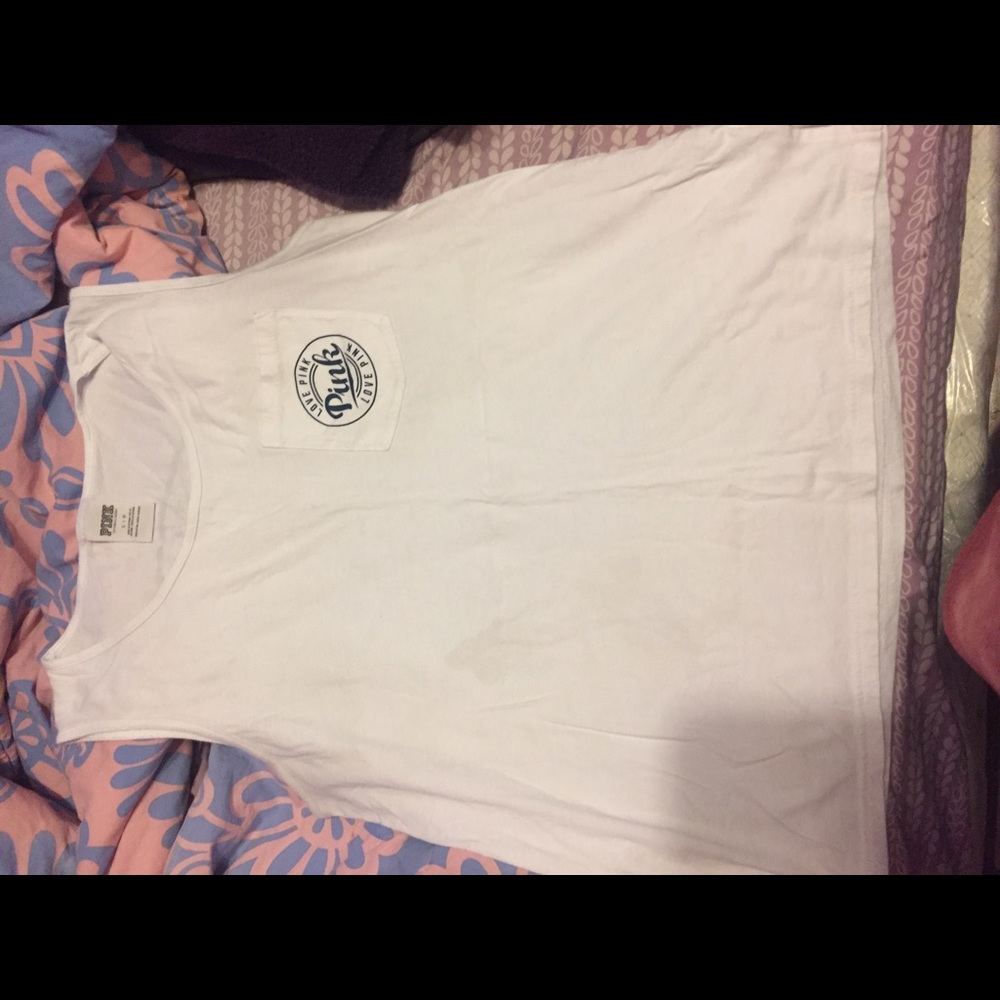 White PINK tank