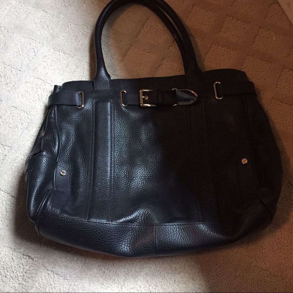 Charles David large leather tote