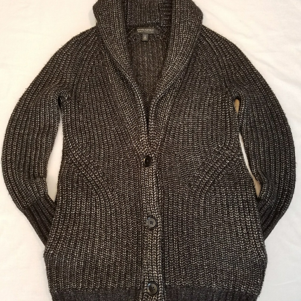 Banana Republic Knitted Jacket with Pockets