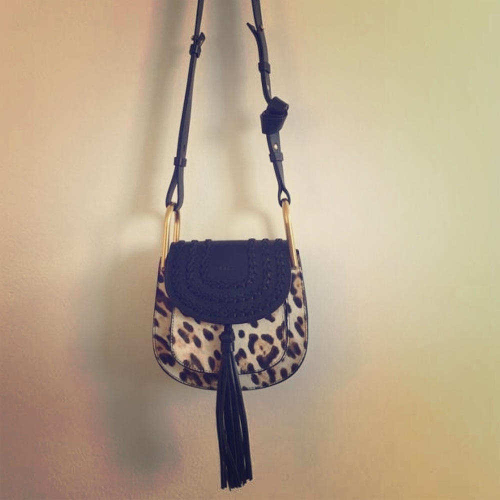Leopard Chloé Hudson shoulder bag