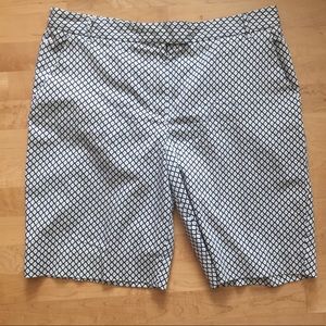 Brooks Brothers "346" White and Blue Shorts