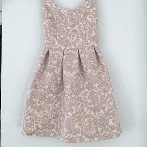 A&F Dress with Blush Pink and Rose Gold