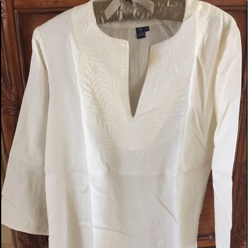 Women's 100% linen Chaps top/tunic