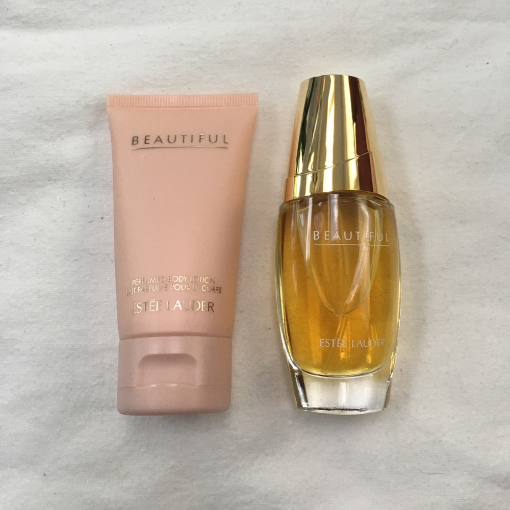 Estée Lauder beautiful perfume and body lotion duo