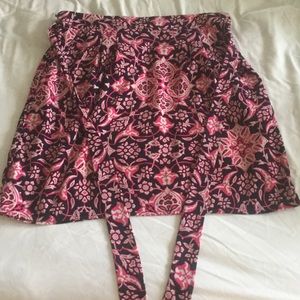 Hot Pink and Navy Skirt - great for summer!