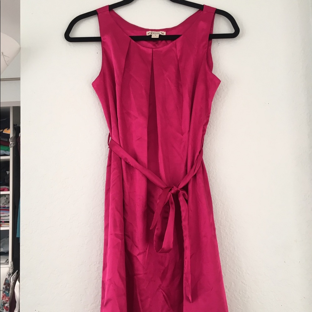 Pink Satiny Dress