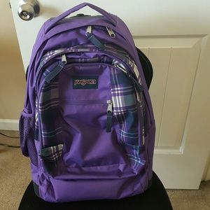 AUTHENTIC JANSPORT ROLLING BOOKBAG!