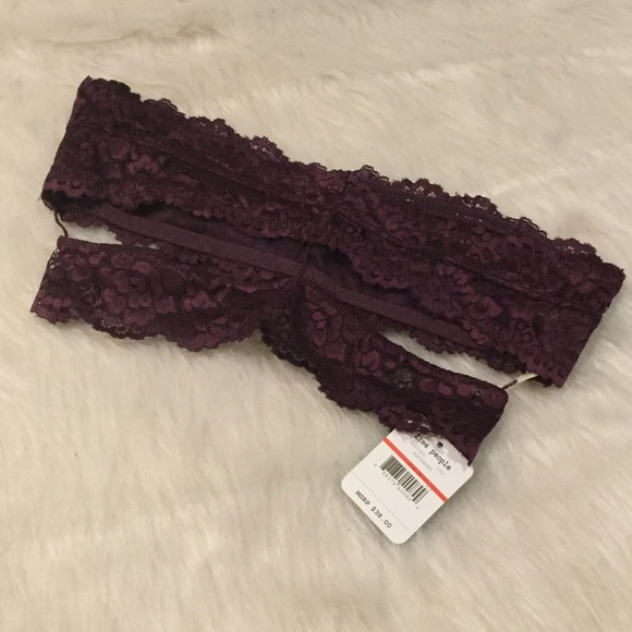NWT Free People Deep In the Dark Bandeau Bra - Picture 4 of 4