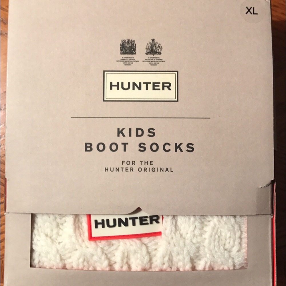 White Cable Knit Hunter Socks