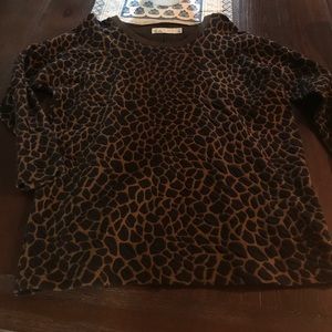 Madewell animal printed sweatshirt