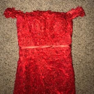 Red prom dress