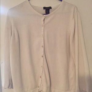 Van Heusen white cardigan