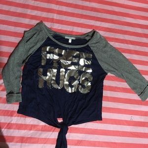 Blue and gray Blouse, Delia's