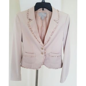 H&M Beige 2 Button Blazer size 6