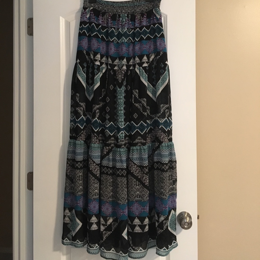 Express Aztec Maxi Skirt