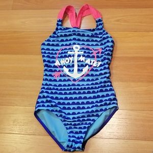 Circo Blue/Pink Nautical Bathing Suit