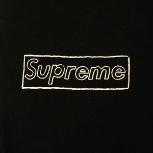 Supreme Shirts - Supreme x kaws box logo black Supreme Shirts - Supreme x kaws box logo black