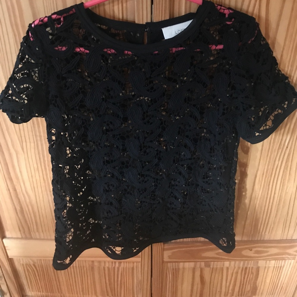 Loft lace top