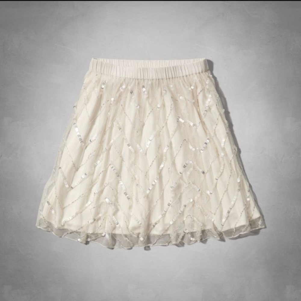 Embellished skater skirt