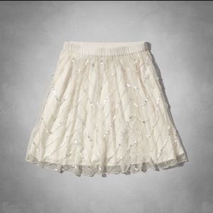 Embellished skater skirt