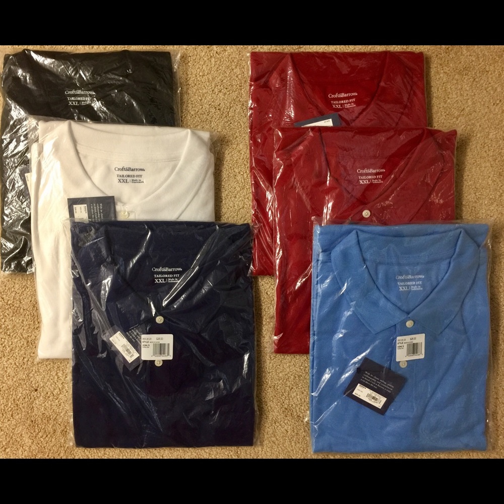 Men's xxlarge polos!