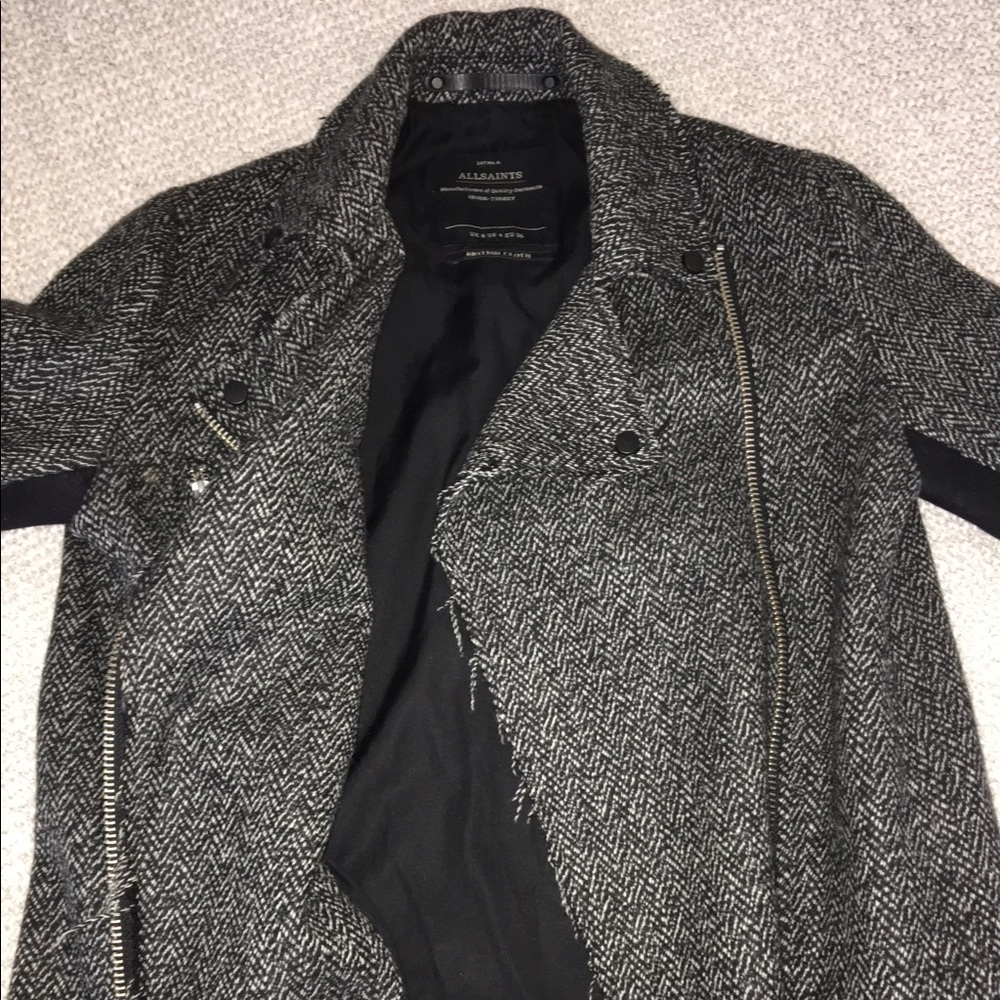 ALL SAINTS WOVEN COAT