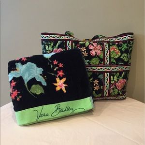 Vera Bradley Tote and Towel