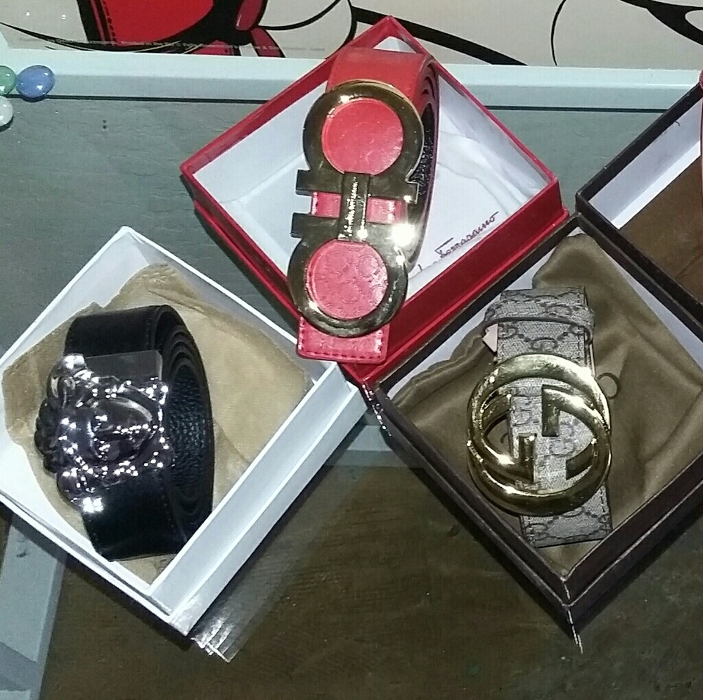 Auth. Designer Belts