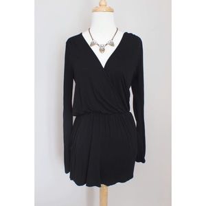 Black romper WITH pockets