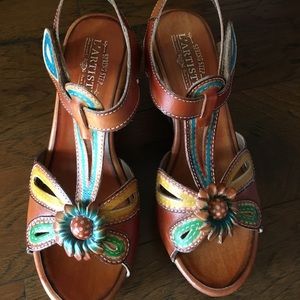 L'Artiste leather shoe