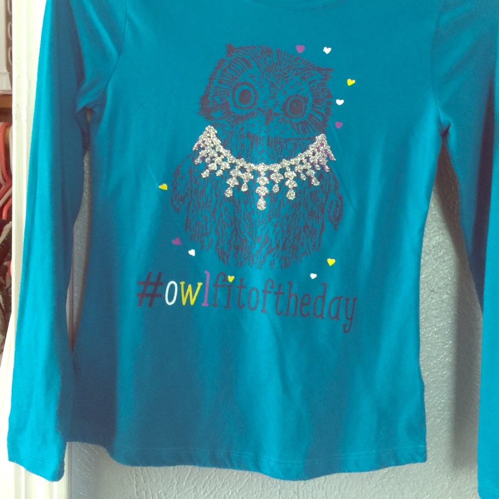 Girls owl long sleeve