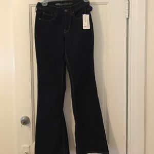 Size 0 short old navy high waisted dark blue jeans