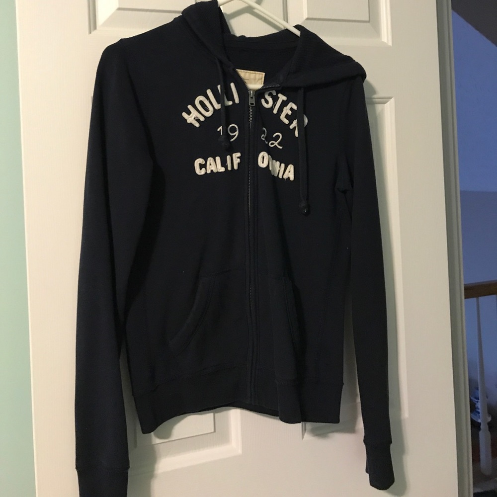 Dark navy Hollister jacket