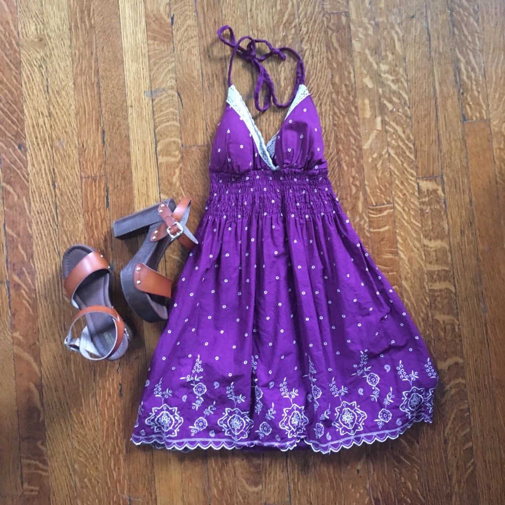 Purple sun dress