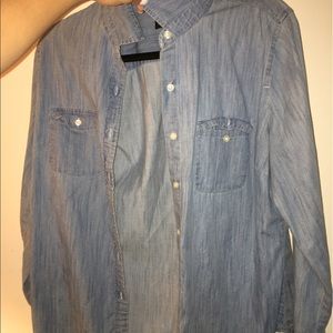 denim cardigan / shirt