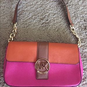 Michael Kors Pink & Orange purse