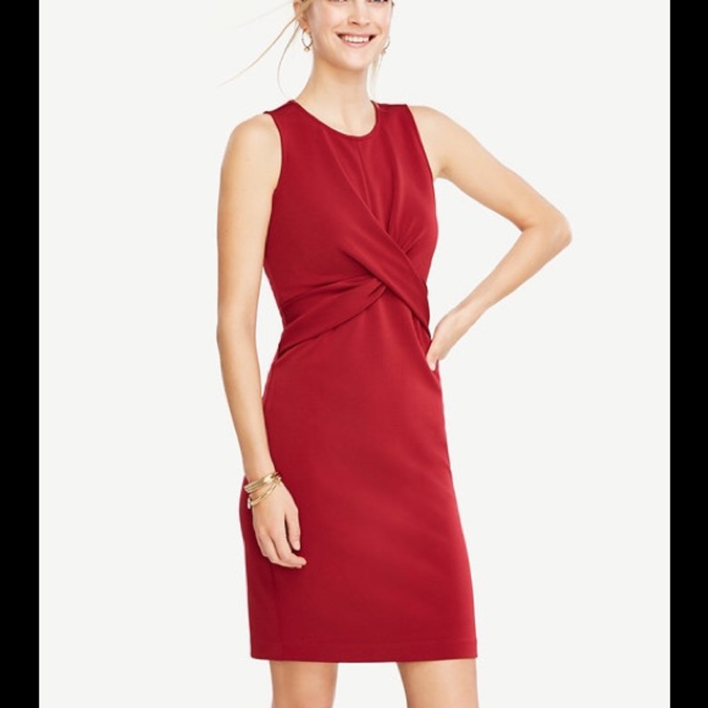 Ann Taylor twist sheath dress. - Picture 3 of 6