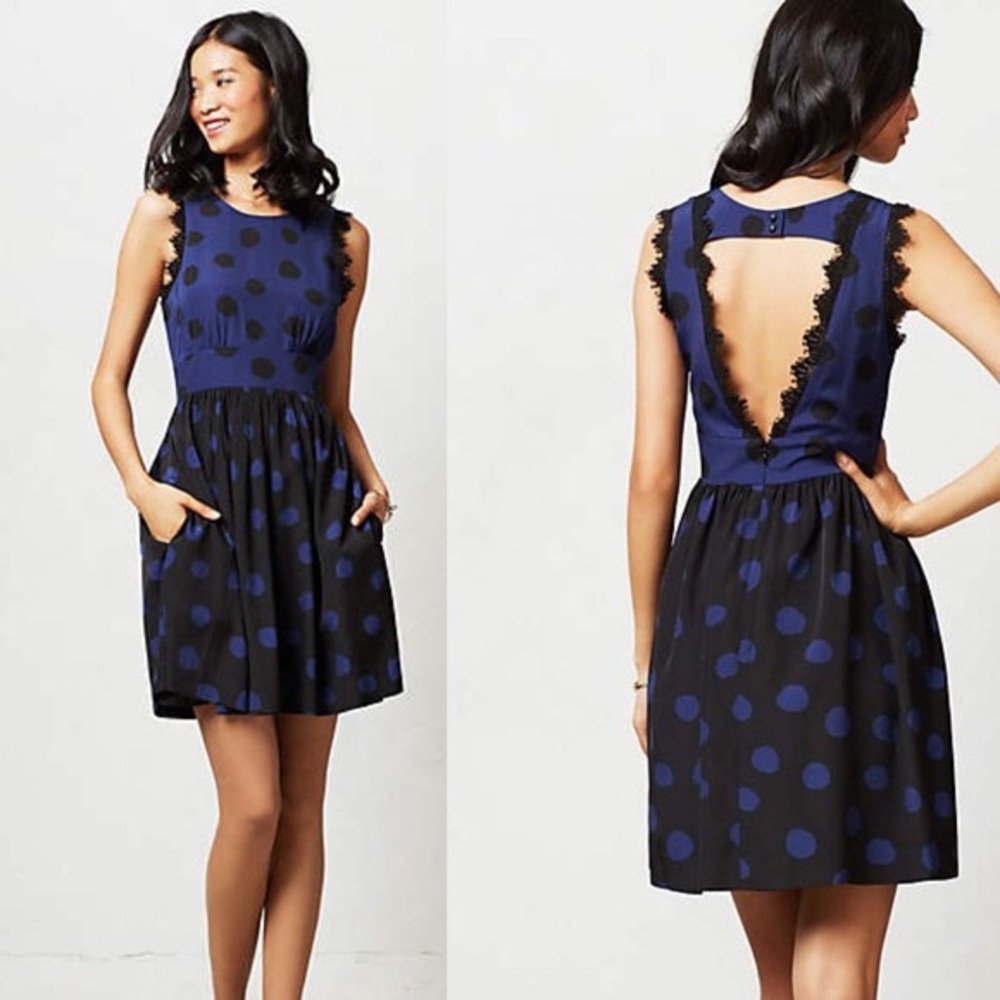 Corey Lynn Calter Split Dot Dress Anthropologie