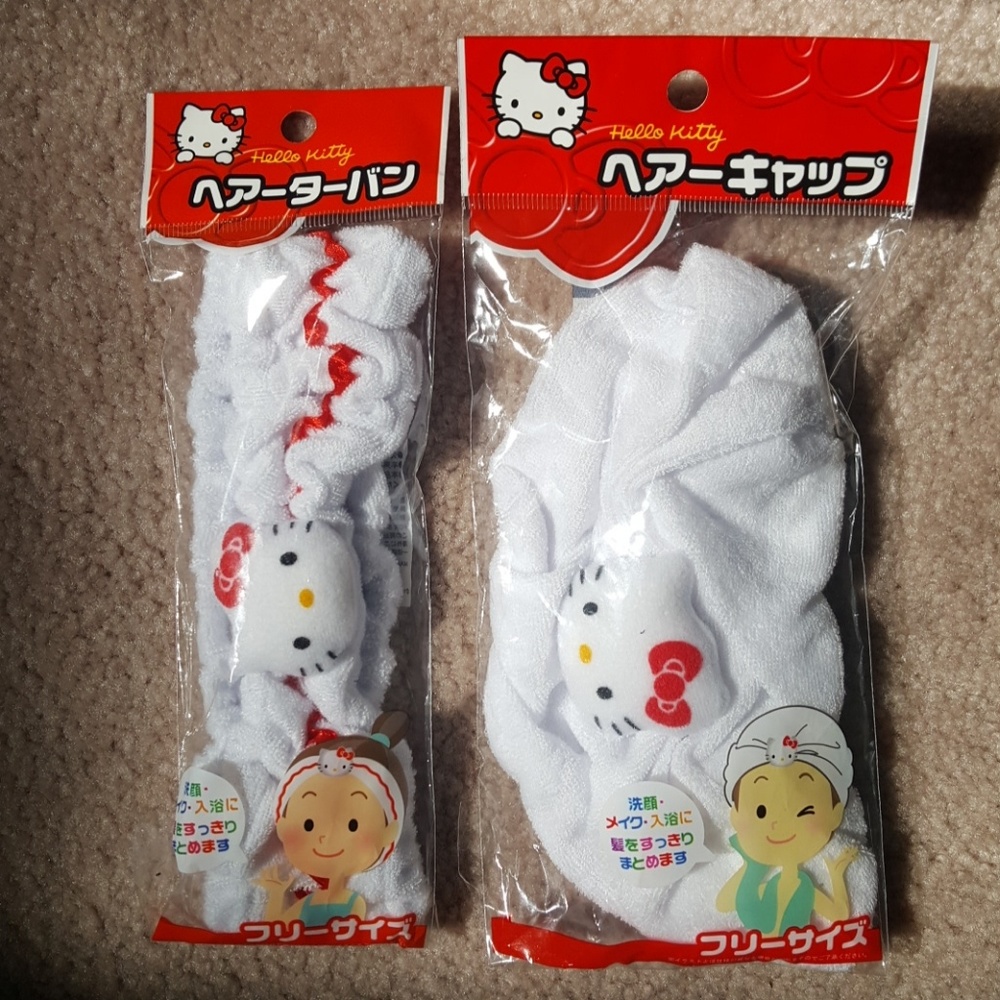 Authentic Sanrio Hello Kitty shower headband