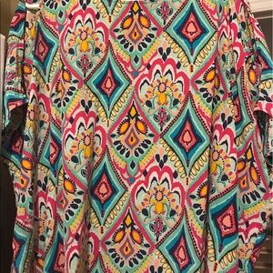 Lilly Pulitzer Silk Cold Shoulder Top