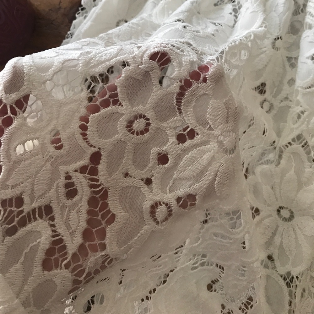 Johnny Was Lace Embroidered Flowy Top - Picture 3 of 6