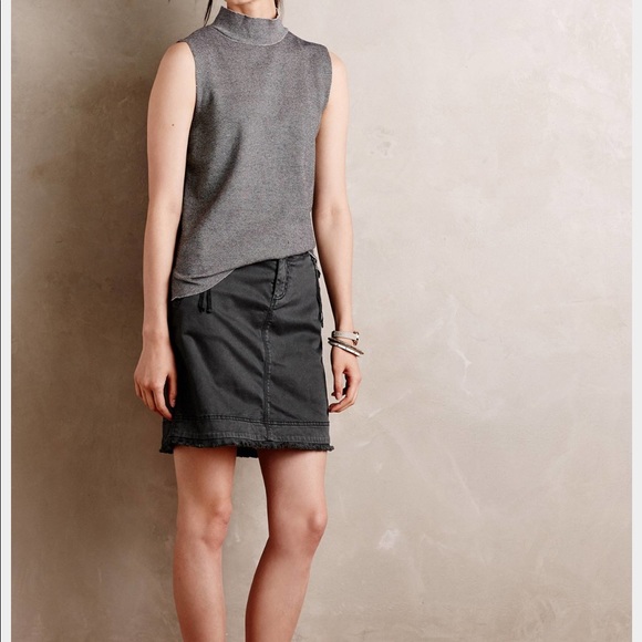 Anthropologie Dresses & Skirts - Anthro Zipper Utility Skirt by Marrakech