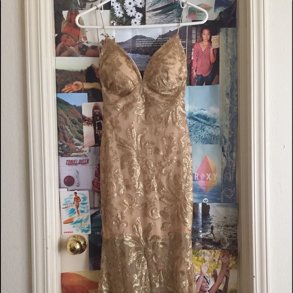 Gold Sparkly Dress