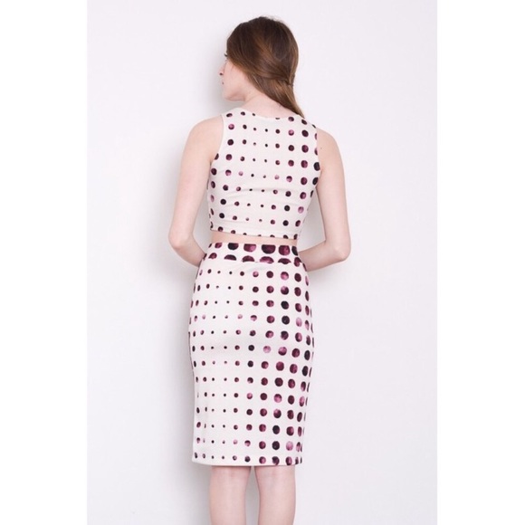 +MAKE AN OFFER+ Dotted pencil skirt - Picture 4 of 4