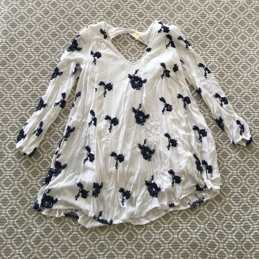 White Emma Austin Dress by Free People