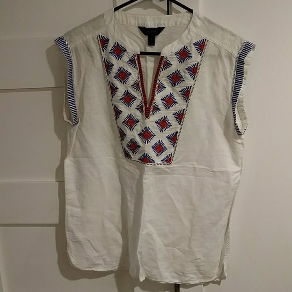 J. Crew Tops - J Crew v cut top