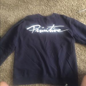 Navy Blue Primitive Crew Neck