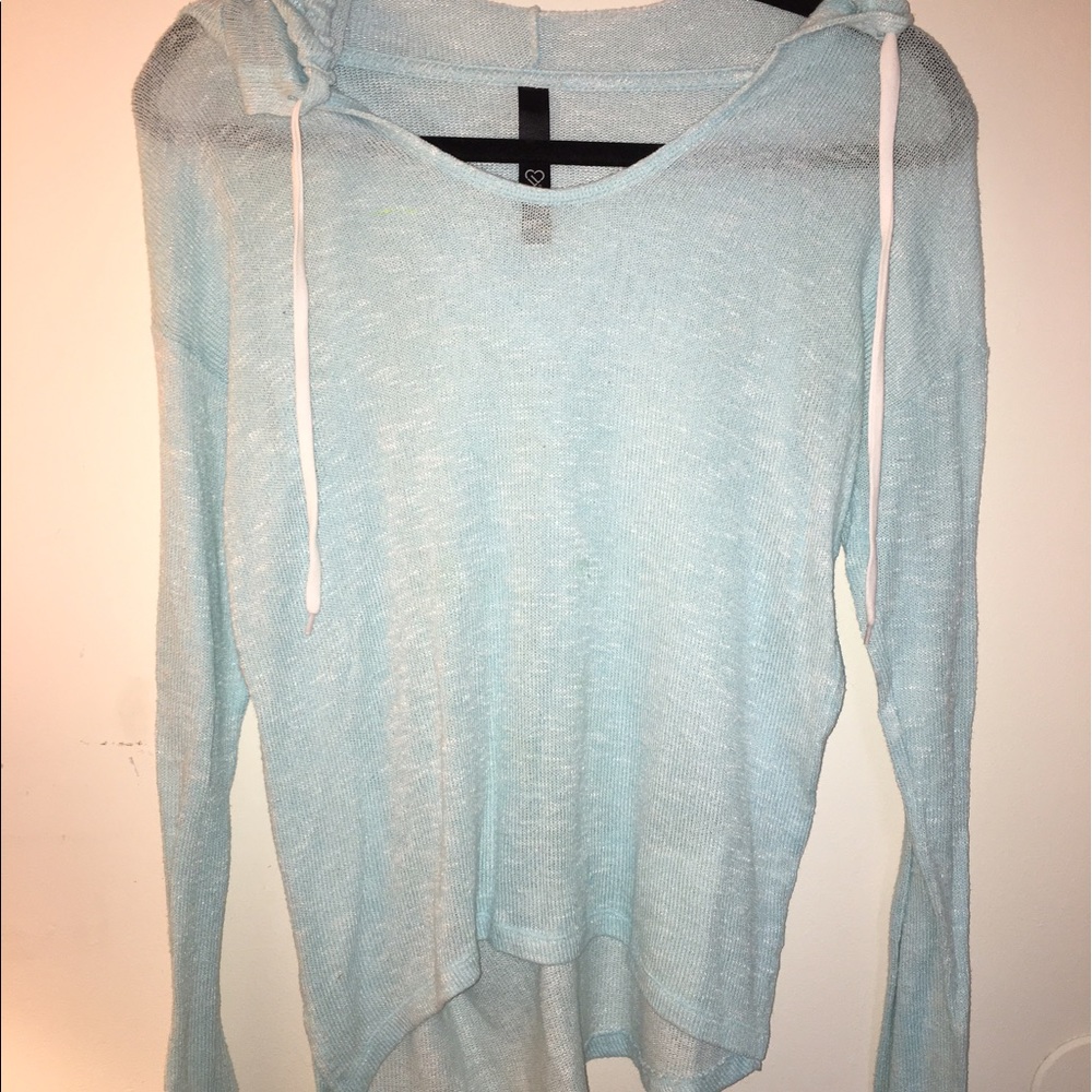 light blue long sleeve shirt