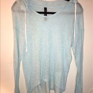 light blue long sleeve shirt
